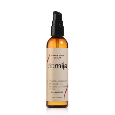 damila Repair & Shine Serum - Split End Repair and Frizz Control for Incredible Hair Shine (4.1 Fl Oz (Pack of 1))