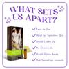 MOOM Express Wax Strips with Chamomile & Lavender, Hair Removal Kit with Finishing Oil  Legs, Bikini, Face & Body, 10 Double-Sided Strips (2 Pack), 40 Count view 3