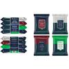 Ben Sherman Mens Face Wipes  4 Pack (120 Total) Cleansing Wipes for Men with Cedar, Bourbon, Eucalyptus, Tea Tree & Sandalwood view 1