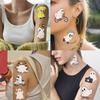 10sheets Halloween Ghost Temporary Tattoos for Kids, Assorted Waterproof Ghost Temp Tattoo Sticker for Boys Girls Goody Bag Stuffers Prizes Party Favors Carnival Rewards(Ghosts) view 3