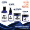 Evan Alexander Morning and Night Beard Care Kit - Includes Wash, Oil, Conditioner & Balm - Encourages Growth, Repairs Damage & Boosts Beard Health - For All Beard Types view 4