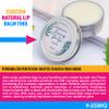 Personalized Lip Balm Tins with Custom Logo Promotional Favors for Events, Parties, Weddings, or Corporate Gifts (Juicy Peach, QTY 500) view 3