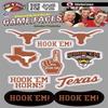 10 Piece Combo 8 Spirit Tattoos & 2 Eye Strips Officially Licensed Waterless Peel & Stick Temporary Tattoos Texas view 1