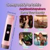 Bikini Trimmer for Women - Dual Head Electric Razor for Body Hair Removal, Cordless Facial Razor, Waterproof Wet & Dry Use Body Shaver, Hair Trimmer for Bikini Underarm Leg Arm Body Face, Pink view 2