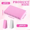 48 Pcs Makeup Sponges for Foundation Cosmetic Wedges for Makeup Triangle Cosmetic Sponges for Foundation Latex Free Makeup Wedges Sponges Makeup Sponge Blender for Liquid Cream Foundation Makeups view 2