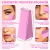 48 Pcs Makeup Sponges for Foundation Cosmetic Wedges for Makeup Triangle Cosmetic Sponges for Foundation Latex Free Makeup Wedges Sponges Makeup Sponge Blender for Liquid Cream Foundation Makeups view 3