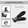 Bioudell 2Pcs Ingrown Toenail Treatment Kit with Wide Jaw Nail Clippers - Heavy Duty Angled Cutters for Thick Toenails & Seniors, Professional Stainless Steel Tools view 3