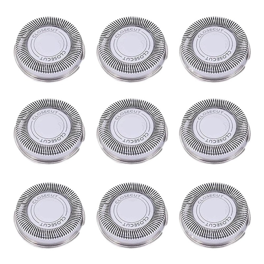 A61T-9Pack SH30 Replacement Heads Compatible For PhilipsShaver Series 3000, 2000, 1000 And S738, With Sharp Blades