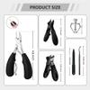 Bioudell 6Pcs Ingrown Toenail Removal Kit, Pedicure Tools for Feet with Fingernail & Toenail Clippers, Professional Nail Cutter Set for Thick Nails, Manicure & Nail Care Tools for Men & Women view 2
