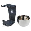 SnowingShine Men' Steel Shave Soap Bowl Mug + Broken-Resistant Acrylic view 3