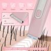 lurini Bikini Trimmer for Women - 2 in 1 Women Electric Razors,Cordless Body Shaver for Trip,Replaceable Lady Facial Razor, IPX6 Waterproof&Easy Cleaning, Ceramic Blade, USB Charge 706 Pink view 2