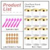 12 Pack 8 oz Plastic Cosmetic Containers With Rose Gold Lids Refillable Clear Empty Travle Jars Containers for Body Butter,Sugar Scrubs,Cream,Lotions,Candy, Label&Spatulas view 4