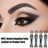 PAPABA Natural Powder Eyeliner - Long Lasting Waterproof Eyeliner Pencil, Smudge-Proof Mineral for Precise Eye Makeup (2g, 4 Colors Option) Black view 2
