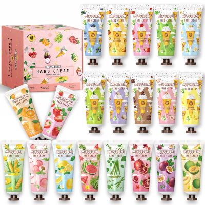 20 Pack Hand Cream Gift Set, Hand Lotion Travel Size for Dry Hands, Gifts for Women,Teen girls, Holidays, Birthdays, Thank You Gifts, Christmas, Stocking Stuffers, Small Gifts Unisex Bulk 20ml