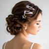 10 Pcs Silver Star Hair Clips, Silver Hair Accessories, 8 Shapes Pentagram Hairs Snap Clips, Metal Kawaii Barrettes for Women Girls view 4