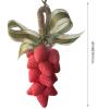 Strawberry Soap on a Rope, Handmade Strawberry Shaped Soaps Natural Cold Process Soaps for Face Body Shower & Hands Decorative Soap Bars Exquisite Home and Choice (1, Pink) view 3