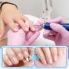 10 Pcs Needle Shaped Cuticle Drill Bits for Nails 3/32'' Cuticle Nail Drill Bit Set Electric Nails File Bits Diamond Nail Bit Manicure Pedicure Polishing Kit with Case for Salon Manicure view 2
