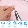 10 Pcs Needle Shaped Cuticle Drill Bits for Nails 3/32'' Cuticle Nail Drill Bit Set Electric Nails File Bits Diamond Nail Bit Manicure Pedicure Polishing Kit with Case for Salon Manicure view 3