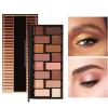 16 Colors Eye Shadow palette - Neutral Brown Earth Tones & Pink Roses, Glitter, Matte & Metallic Finishes, Long Lasting Naturing-Looking, High Pigmented Eye Shadow for All Skin Tones view 4