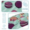 1 Pack Delicious Desserts Elastic Soft Fabric Non-Slip Women's Fashion Headbands - Soft, Wide, and Stylish for All Occasions view 4
