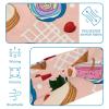 1 Pack Dessert Art Elastic Soft Fabric Non-Slip Women's Fashion Headbands - Soft, Wide, and Stylish for All Occasions view 4