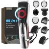 Voukad 40 Precisions Electric Beard Trimmer for Men, Mens Grooming Trimmer for Beard, Mustache, Face and Ear Hair, Multi-Series Clipper, Waterproof, USB C Charging, Soft Pouch (Dark Red) view 1