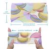 1 Pack Colorful Art Desserts Elastic Soft Fabric Non-Slip Women's Fashion Headbands - Soft, Wide, and Stylish for All Occasions view 3