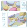 1 Pack Colorful Art Desserts Elastic Soft Fabric Non-Slip Women's Fashion Headbands - Soft, Wide, and Stylish for All Occasions view 4
