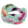 1 Pack Dessert Art Elastic Soft Fabric Non-Slip Women's Fashion Headbands - Soft, Wide, and Stylish for All Occasions view 1