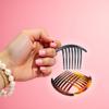 3 Pcs Colorful Plastic Hair Side Combs French Twist Comb Tortoise Side Combs Hair Clip Comb Accessories with Seven Teeth for Women Girls Hair Combs Styling Tools view 2