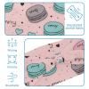 1 Pack Colorful Dessert Art Elastic Soft Fabric Non-Slip Women's Fashion Headbands - Soft, Wide, and Stylish for All Occasions view 4