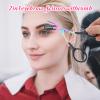 2 PCS Eyebrow Scissors with Comb, Stainless Steel Eyebrow Trimmer Scissor for Women, Portable Eye Brow Scissors with Comb Kit for Women Men, Eye Brow Grooming view 2