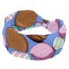 1 Pack Colorful Dessert Art Elastic Soft Fabric Non-Slip Women's Fashion Headbands - Soft, Wide, and Stylish for All Occasions view 1