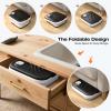 yolid 2025 New Collapsible Foot Spa with Heat, Foot Bath Massager with Bubble, Red Light, Temperature Control, 6 Shiatsu Massage Rollers, Pedicure Foot Spa for Feet Stress Relief view 4