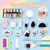 Professional Face Painting kit for Adult Face Painter110 Colors Split Cake Face Paint 96 pcs Set Non-Toxic Washable & Safe with Brushes Sponges Glitter Stencils for Halloween Makeup Kit view 4
