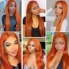 Ginger Bundles Human Hair 350 Straight Bundles 10 12 14 Inch Unprocessed Virgin Orange Bundle Hair Extensions view 2