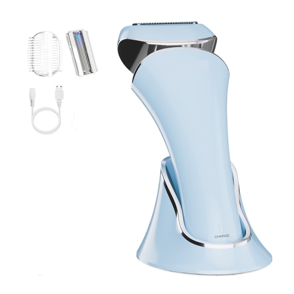 Comfortable and Convenient Hair Removal Device(Lightblue)