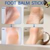 2Pcs Crack Feet Prevention Stick, Hydrating Heel Balm for Dry Cracked Feet,Moisturizing Foot Care Cream, Foot Balm Stick Intensive Repair Feets,Hands,Heels,Elbow and Knees and Softening Dry Skin view 2