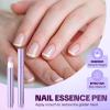 Madicrio 2025 Upgrade 3-in-1 Pro Nail Pen | Cuticle Pusher & Refillable Oil Pen with OEM Ceramic Tip Portable Set Hydrates Repairs Dry Cracked Hangnails in 60s | Clinic-Tested Salon Results (1) view 2