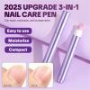 Madicrio 2025 Upgrade 3-in-1 Pro Nail Pen | Cuticle Pusher & Refillable Oil Pen with OEM Ceramic Tip Portable Set Hydrates Repairs Dry Cracked Hangnails in 60s | Clinic-Tested Salon Results (1) view 3