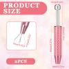 2 Pcs Piercing Ball Grabber Tool, Piercing Changing Tools 4 Claw Diamond Tweezers Stainless Steel Jeweler Pick Up Tool for Ear Nose Lip Tools Tiny Objects Ic Chips Electronic Components view 2