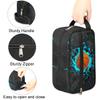 Ackutea Kids Travel Toiletry Bag - Blue 3D Basketball Waterproof Hanging Cosmetic Hygiene Bags for Boys Men - Large Shave Kit for Toiletries Accessories Bathroom Stuff view 2