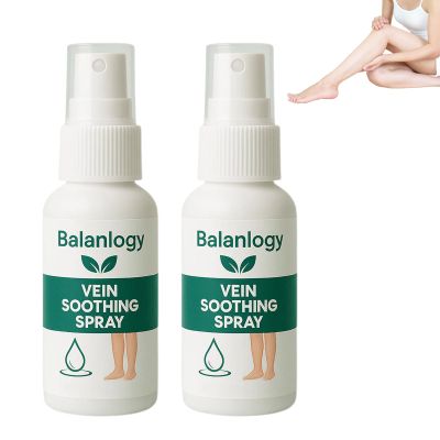 Balanlogy Vein Soothing Spray, Professional Varicose Veins Treatment for Legs Spray, Timilk Vein Guard Herbal Spray-30g, Natural Ingredients Leg Treatment for All Skin Types (2 Bottle)