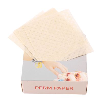 BOGEEL Perm Papers 200Pcs/Box Hair Curling Papers,Disposables Tissue with Highs Temperature Resistance for Cold and Hot Perms