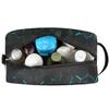 Ackutea Kids Travel Toiletry Bag - Blue Fire Basketball Waterproof Hanging Cosmetic Hygiene Bags for Boys Men - Large Shave Kit for Toiletries Accessories Bathroom Stuff view 3