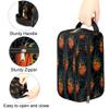 Ackutea Kids Travel Toiletry Bag - Fire Basketball Waterproof Hanging Cosmetic Hygiene Bags for Boys Men - Large Shave Kit for Toiletries Accessories Bathroom Stuff view 2