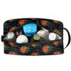 Ackutea Kids Travel Toiletry Bag - Fire Basketball Waterproof Hanging Cosmetic Hygiene Bags for Boys Men - Large Shave Kit for Toiletries Accessories Bathroom Stuff view 3