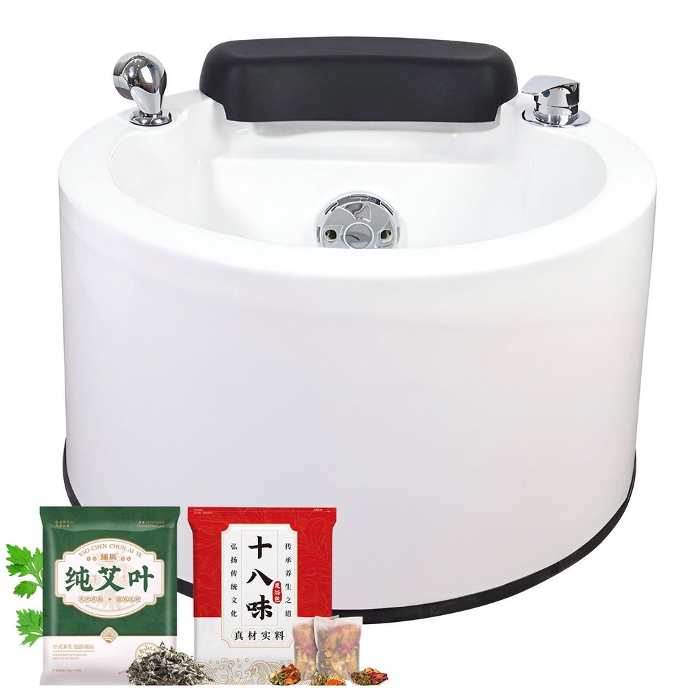 Pedicure Foot Spa, Foot Massager Acrylic Massage Footbath with Automatic Water Pump,Feet spa Tub Colorful Light Surfing Hot and Cold Adjustment,Portable Pedicure Bowl, With 60PCS foot bath bags B