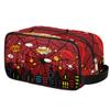Ackutea Kids Travel Toiletry Bag - Red Spider Web Waterproof Hanging Cosmetic Hygiene Bags for Boys Men - Large Shave Kit for Toiletries Accessories Bathroom Stuff view 1