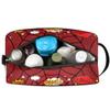 Ackutea Kids Travel Toiletry Bag - Red Spider Web Waterproof Hanging Cosmetic Hygiene Bags for Boys Men - Large Shave Kit for Toiletries Accessories Bathroom Stuff view 3
